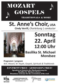 Mozart, Gospels, Traditionals & more@Basilika St. Michael