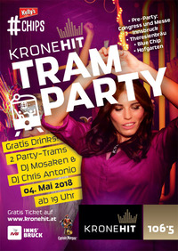 Die KRONEHIT Tram Party@Sillpark