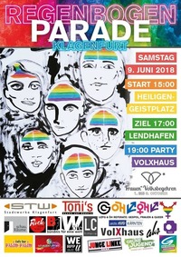 Regenbogenparade Klagenfurt & Pride Party 2018@Volxhaus - Klagenfurt