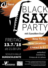 Black Sax Party @Schuch Halle 