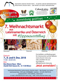 Weihnachtsamrkt aus Lateinamerika und Österreich