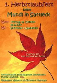 1. Herbstlaubfest@Café Konditorei Mundl