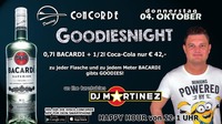 GoodiesNIGHT mit DJ Martinez