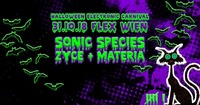 HALLOWEEN ELECTRONIC CARNIVAL mit Sonic Species, Zyce und Materia