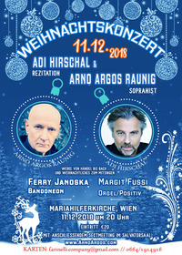 Magische Weihnacht in Wien mit Adi Hirschal und Arno Argos Raunig@Mariahilferkirche