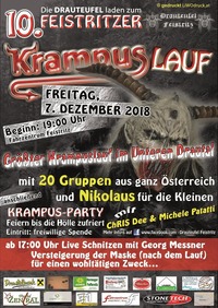 10. Krampuslauf der Drauteufel Feistritz@Fahrzentrum Sommer