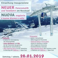 Einweihung am Rosskopf - Inaugurazione a Monte Cavallo@Rosskopf Sterzing