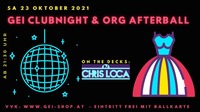 GEI Clubnight & ORG Afterball@GEI Musikclub