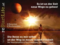 Es ist an der Zeit neue Wege zu gehen!@Seminarraum Franz Josef Weihs