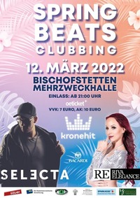 SPRING BEATS CLUBBING mit DJ SELECTA@Mehrzweckhalle