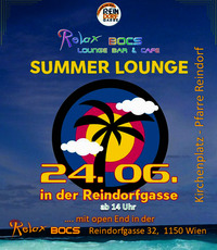 Summerlounge in der Reindorfgasse@Relax BOCS lounge bar & café