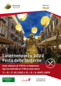 Sterzinger Laternenpartys 2022 - Festa delle lanterne 2022@Fußgängerzon