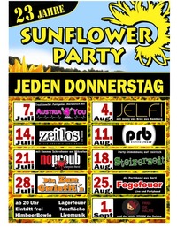 Sunflowerparty – Zam Gwifalt‘n@Sunflowerparty Kaindorf