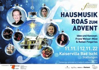 Hausmusik Roas zum Advent - Voraufführung@Kaiservilla Bad Ischl/ Stallungen