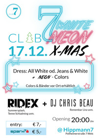CLUB 7 - White Neon X-Mas