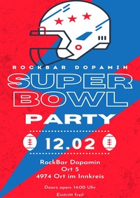 Super-Bowl-Party!@Sportsbar & Discothek - Dopamin