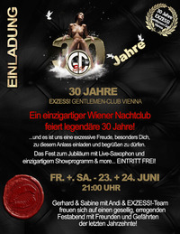 30 Jahre EXZESS! Gentlemen-Club – Die Jubiläumsfeier!!!@Exzess! Gentlemen-Club Vienna