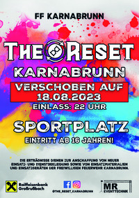 THE RESET 2023@Sportplatz Karnabrunn