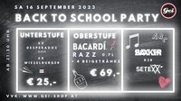 Back to School Party@GEI Musikclub