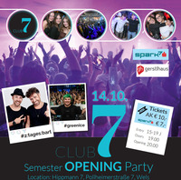 Club 7 - Semester Opening Party@Club 7 - Tanzschule Hippmann