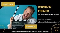 Stundenwiederholung - 25 jahre Bildungskabarett Andreas Ferner@Veranstaltungszentrum klagenfurt