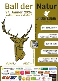 Ball der Natur - Jagdverein Kaindorf@Kulturhaus