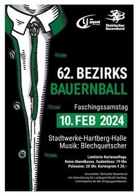 62. Bezirksbauernball in Hartberg