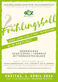 2. Frühlingsball im ABZ@ABZ Altmünster