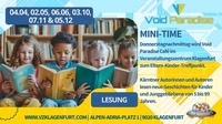 Minitime - Neue Geschichten für kleine Ohren@Veranstaltungszentrum klagenfurt