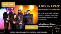 R.ock I.n P.eace - Falco 40 Jahre Junge Roemer@Veranstaltungszentrum klagenfurt