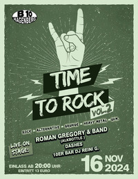 B10 TIME TO ROCK VOL. 2 - ROMAN GREGORY & BAND@B10 Hagenberg