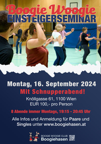 Boogie Woogie Einsteigerseminar Wien-Favoriten@WMS Knöllgasse