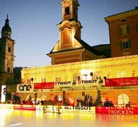 Eishockey meets Falco@Residenzplatz Salzburg