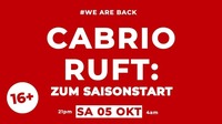 Cabrio RUFT zum Saisonstart!@Cabrio