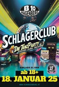 B10 Schlager Club - Die Tanzparty (18+)@B10 Hagenberg