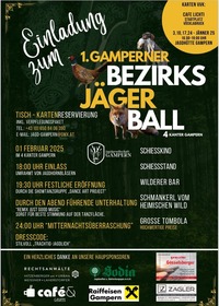 1. Gamperner Bezirks Jäger Ball@4Kanter - Veranstaltungszentrum