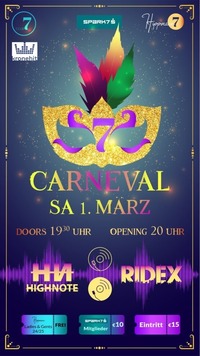 CLUB 7 Carneval - Die fette Faschings-Fete