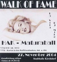 HAK-Ball "Walk of Fame"@Stadthalle