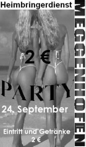 2-€-Party@Hiptmair in Langdorf