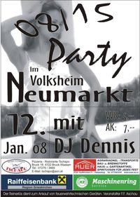 08/15 Party@Volksheim Neumarkt