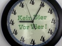 kein Bier vor Vier