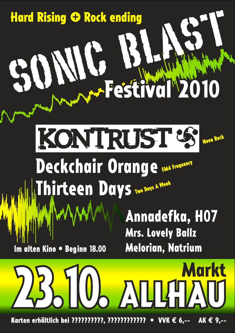 Gruppenavatar von SONIC BLAST Festival 2010