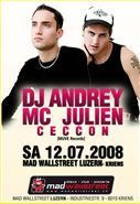 DJ Andrey feat. MC Julien@Mad Wallstreet - Luzern