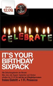 It´s your Birthday Sixpack