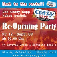 Re-Opening Party@Crazy