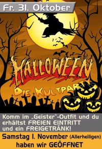 Halloween die Kultparty@Tanz-Stadl Herzogtum