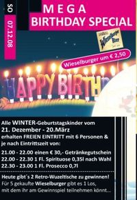 Mega Birthday Special@Tanzpalast Oepping