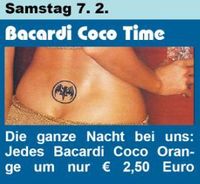 Bacardi Coco Time@Danceclub C4