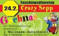 Faschingsdienstag im Crazy Sepp@Crazy