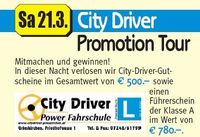 City Driver Promotion Tour@Crazy